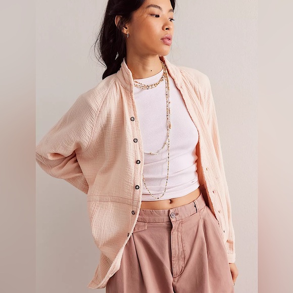 NEW Free People We The Free Summer Daydream Buttondown - Picture 13 of 15